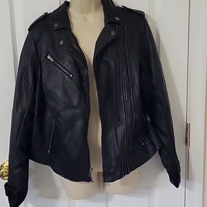 Faux leather Moto jacket by Torrid